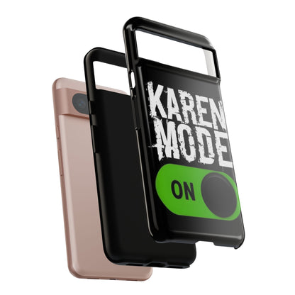 "Karen Mode On" Mobile Phone Case (green)