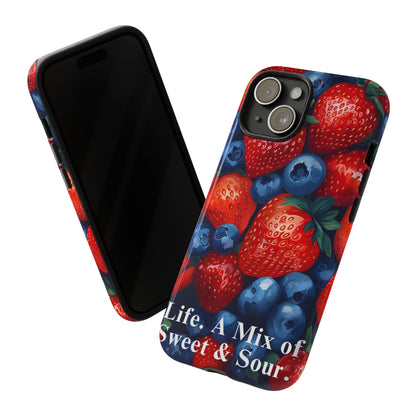 "Life. A Mix of Sweet and Sour" Mobile Phone Case