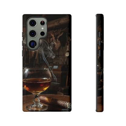 "Hot Whiskey and Cigar" Mobile Phone Case