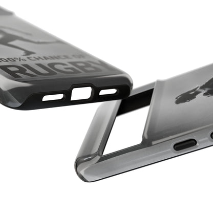"Rain, Shine, Rugby" Mobile Phone Case
