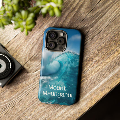 "Mount Maunganui" Mobile Phone Case (green)
