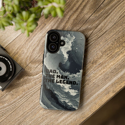 "Dad. The Man. The Legend" Mobile Phone Case (grey)