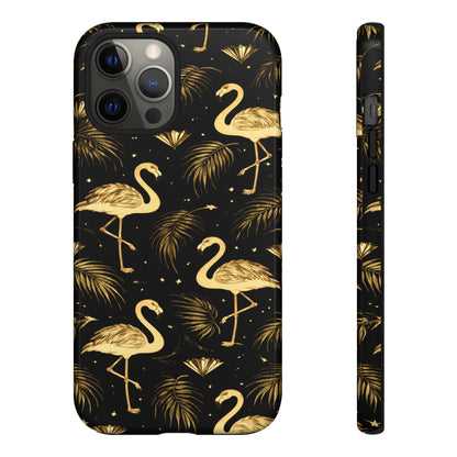 "Gold Flamingo" Mobile Phone Case