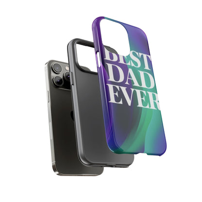 "Best Dad Ever" Mobile Phone Case (purple)