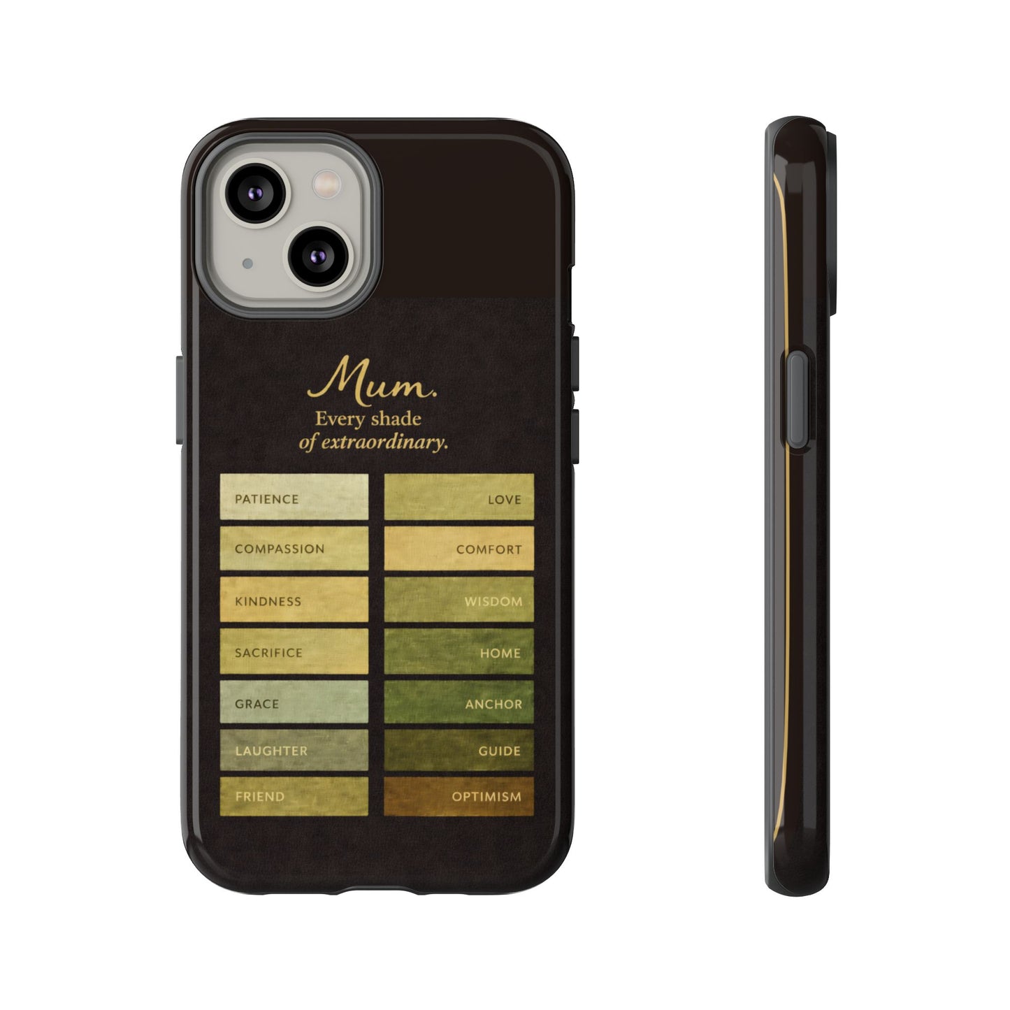 "Every Shade of Extraordinary" Mobile Phone Case (green)