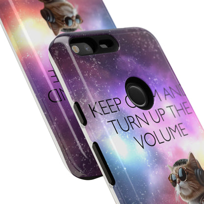 "Keep calm and turn up the Volume" Mobile Phone Case (mix)