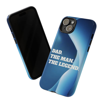 "Dad.  The Man.  The Legend" Mobile Phone Case (blue)