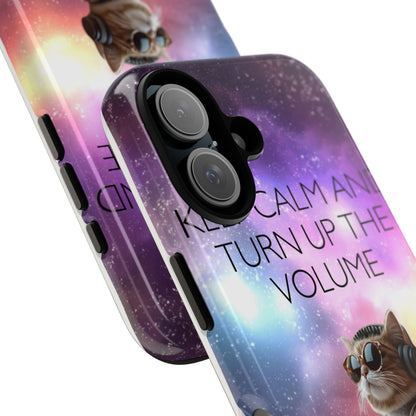 "Keep calm and turn up the Volume" Mobile Phone Case (mix)