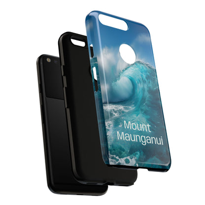 "Mount Maunganui" Mobile Phone Case (green)