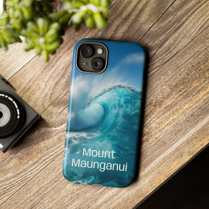 "Mount Maunganui" Mobile Phone Case (green)