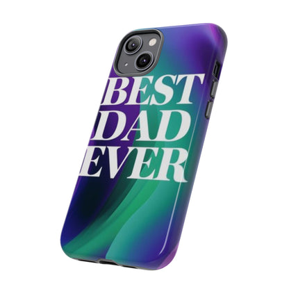 "Best Dad Ever" Mobile Phone Case (purple)