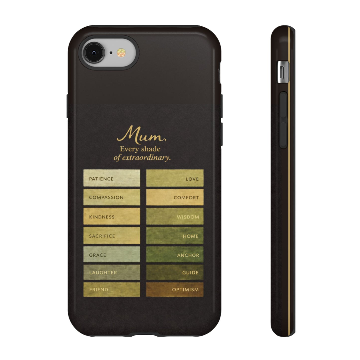 "Every Shade of Extraordinary" Mobile Phone Case (green)