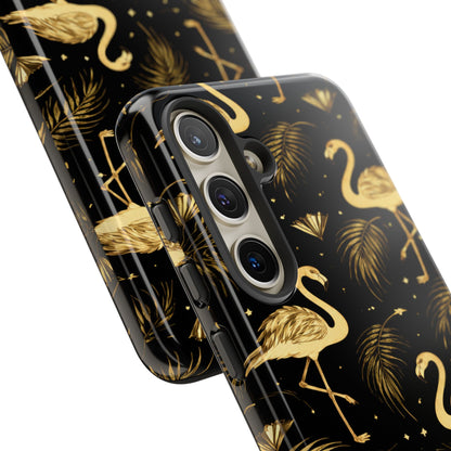 "Gold Flamingo" Mobile Phone Case