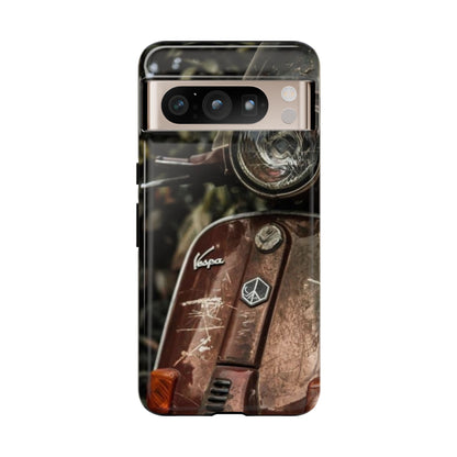 "Vespa. Old Soul, Full Tank" Mobile Phone Case