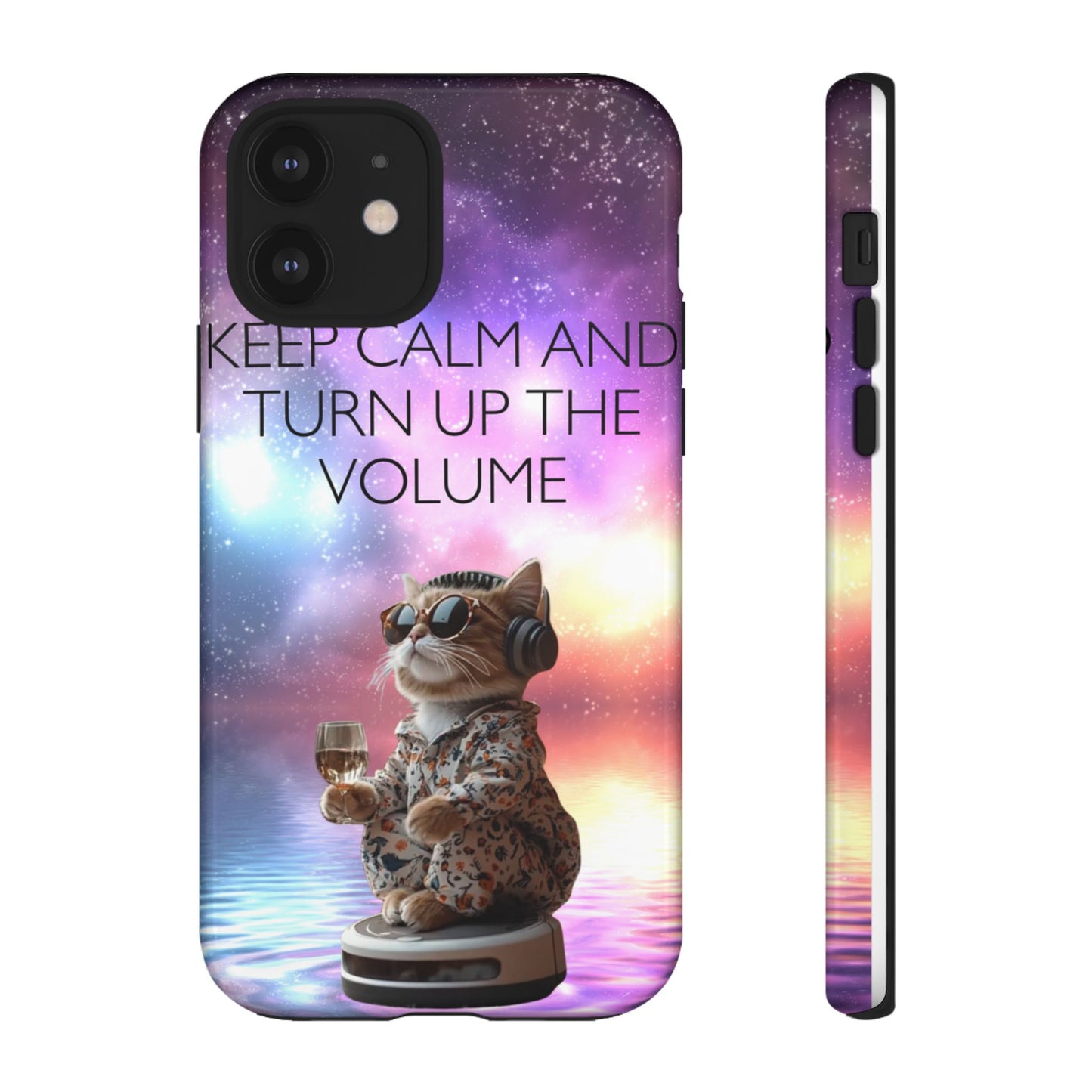"Keep calm and turn up the Volume" Mobile Phone Case (mix)
