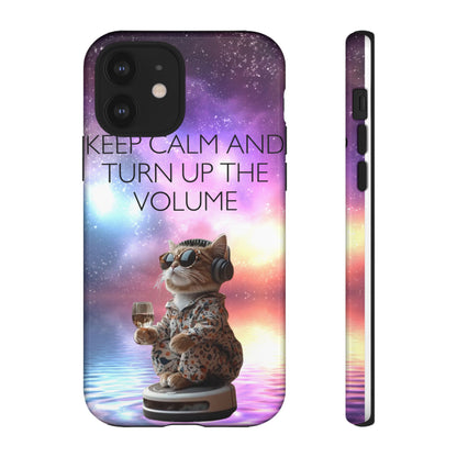 "Keep calm and turn up the Volume" Mobile Phone Case (mix)