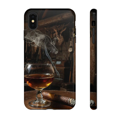 "Hot Whiskey and Cigar" Mobile Phone Case