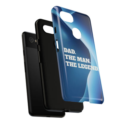 "Dad.  The Man.  The Legend" Mobile Phone Case (blue)