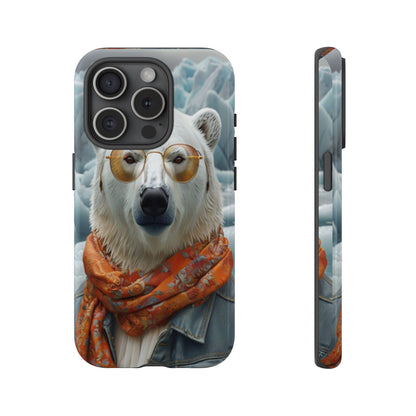 "Urban Zen Polar Bear" Mobile Phone Case
