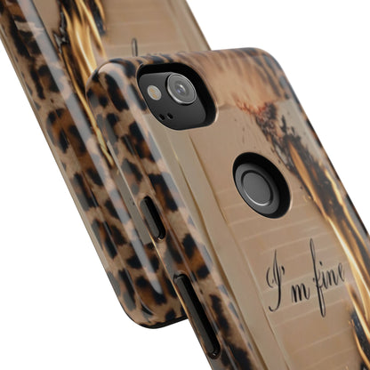 "I Am Fine" Mobile Phone Case