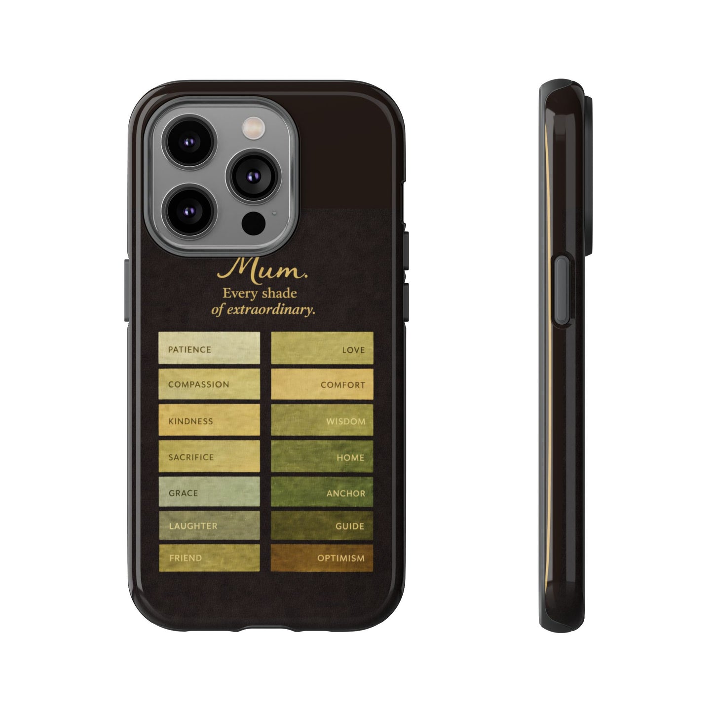 "Every Shade of Extraordinary" Mobile Phone Case (green)