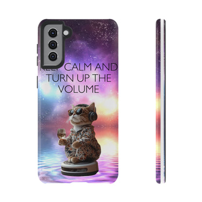 "Keep calm and turn up the Volume" Mobile Phone Case (mix)