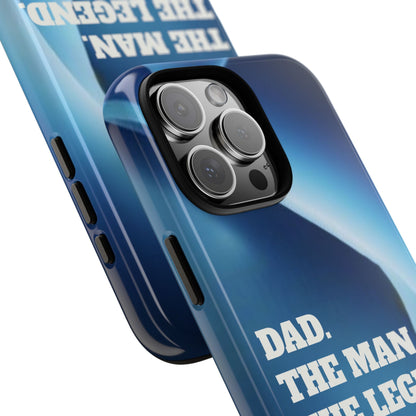 "Dad.  The Man.  The Legend" Mobile Phone Case (red)