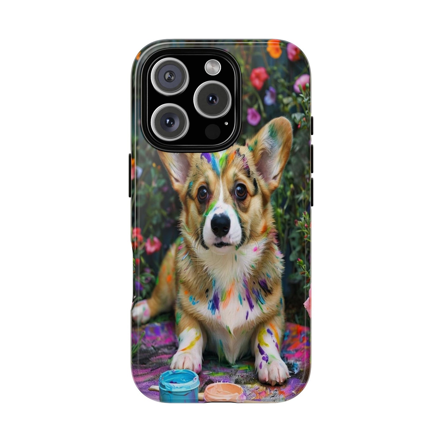 "Paint It Corgi" Mobile Phone Case
