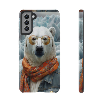 "Urban Zen Polar Bear" Mobile Phone Case