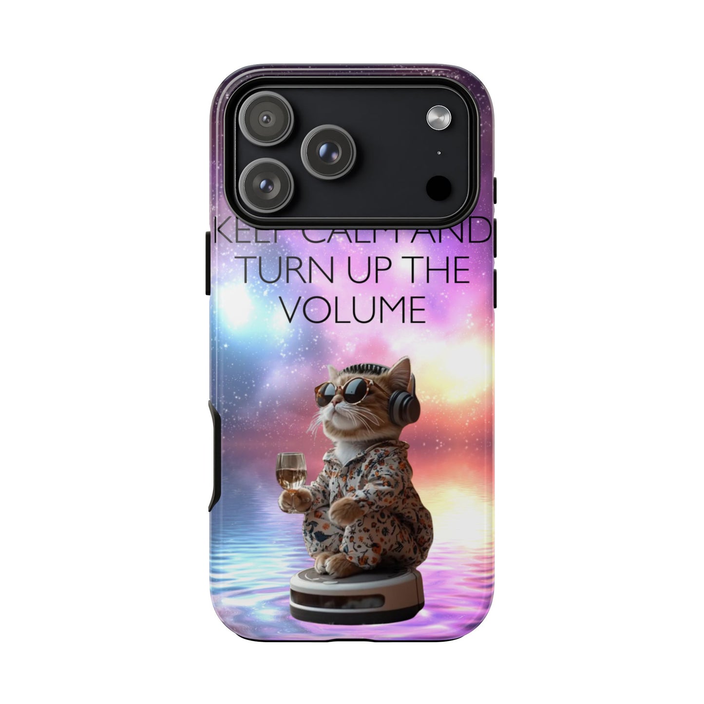 "Keep calm and turn up the Volume" Mobile Phone Case (mix)
