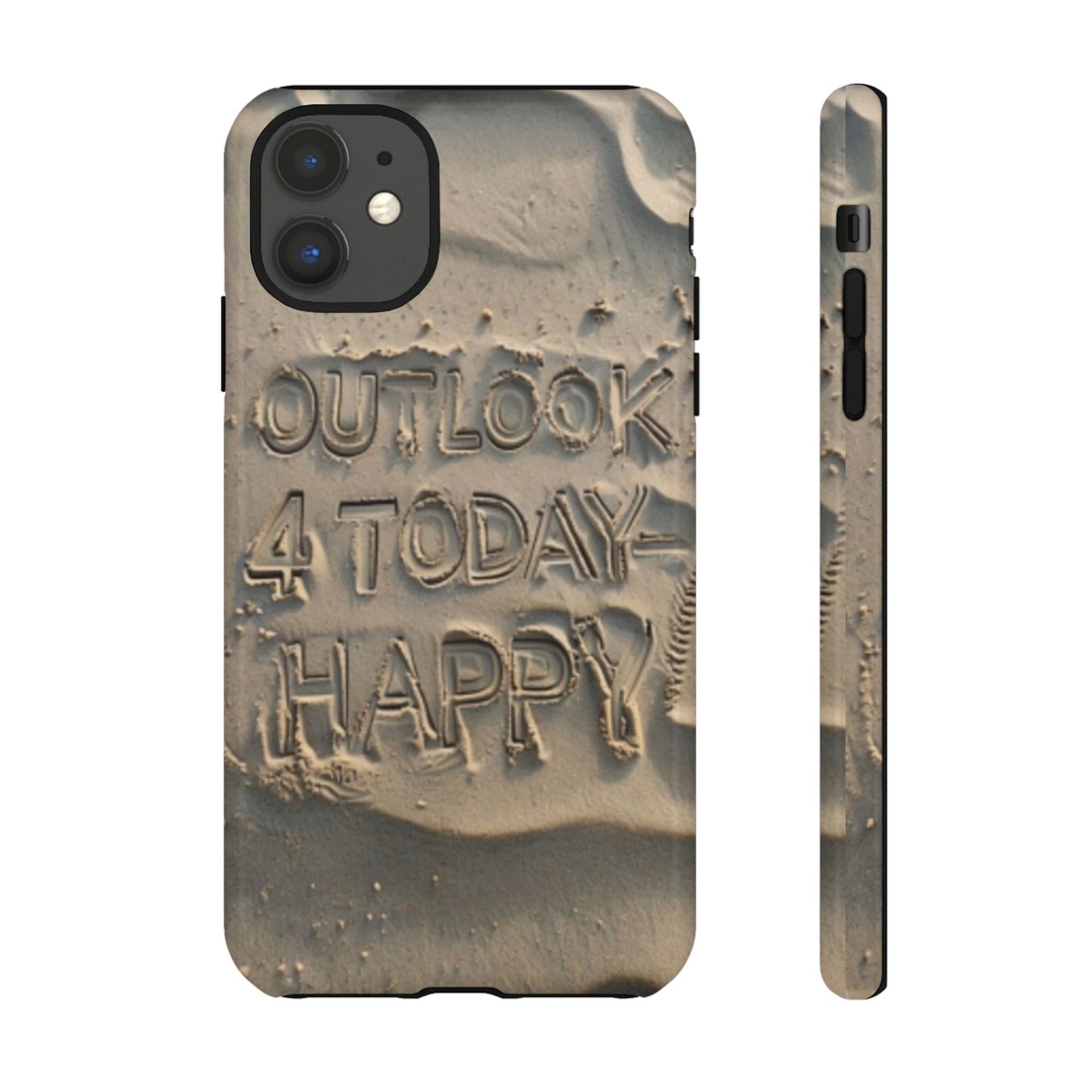 "Life is Short.  Be Happy" Mobile Phone Case