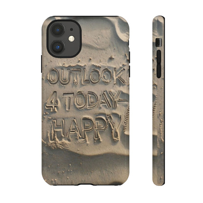 "Life is Short.  Be Happy" Mobile Phone Case