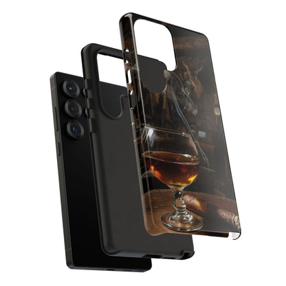 "Hot Whiskey and Cigar" Mobile Phone Case