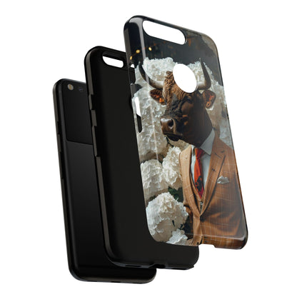"The Genteel Bull" Mobile Phone Case