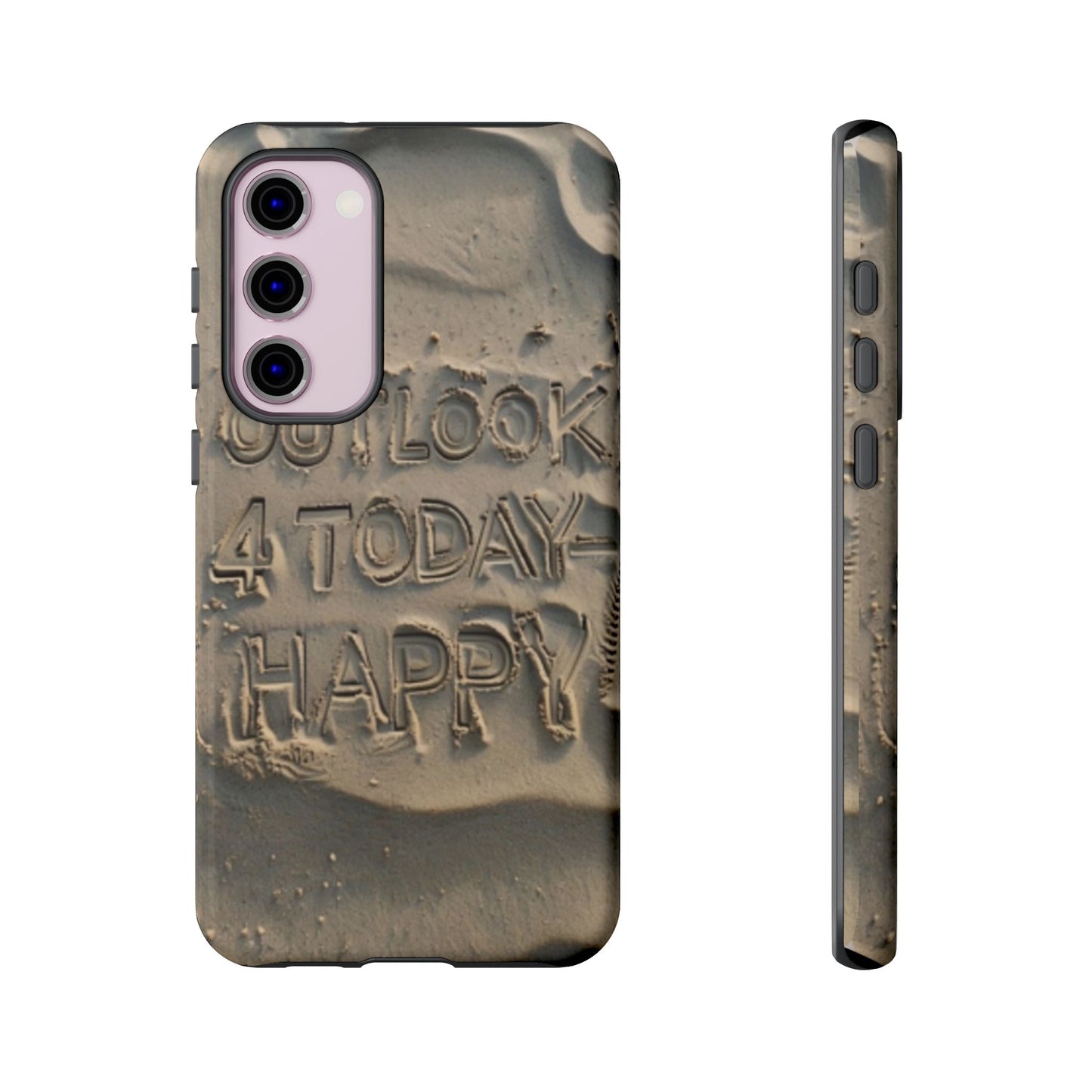 "Life is Short.  Be Happy" Mobile Phone Case