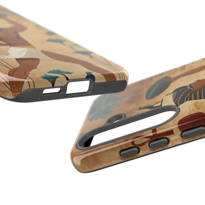 "Tutankhaman Takes the Pass" Mobile Phone Case