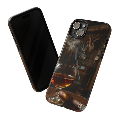 "Hot Whiskey and Cigar" Mobile Phone Case
