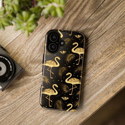 "Gold Flamingo" Mobile Phone Case