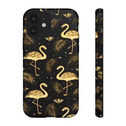 "Gold Flamingo" Mobile Phone Case