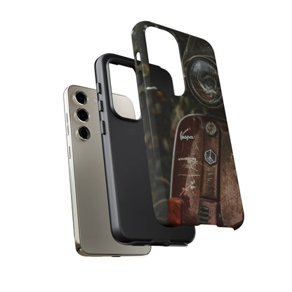 "Vespa. Old Soul, Full Tank" Mobile Phone Case