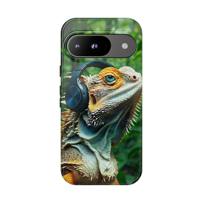 "Bearded Dragon - Jungle Beats" Mobile Phone Case