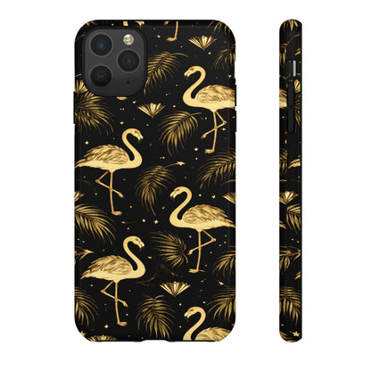 "Gold Flamingo" Mobile Phone Case