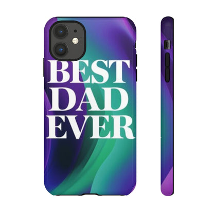 "Best Dad Ever" Mobile Phone Case (purple)