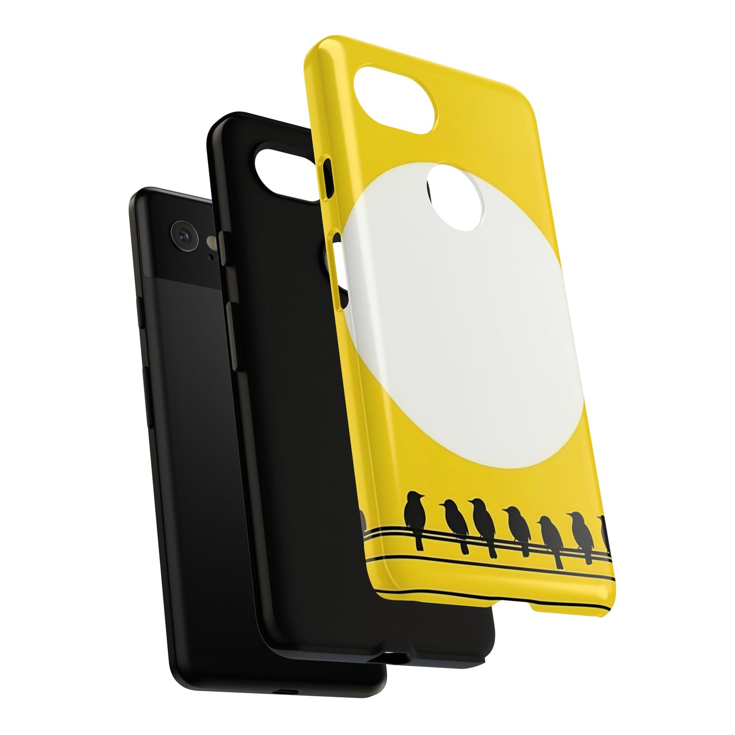 "The Feathered Assembly - Yellow" Mobile Phone Case
