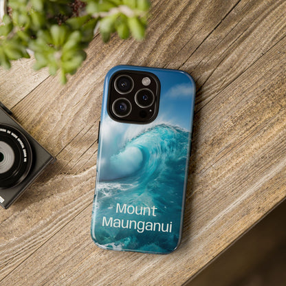 "Mount Maunganui" Mobile Phone Case (green)
