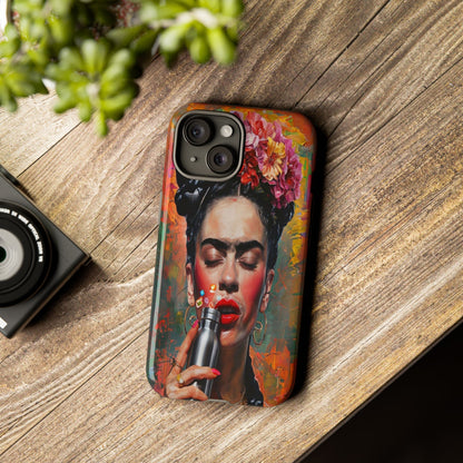 "Frida with a Flask" Mobile Phone Case
