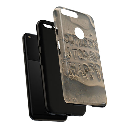 "Life is Short.  Be Happy" Mobile Phone Case