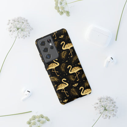 "Gold Flamingo" Mobile Phone Case