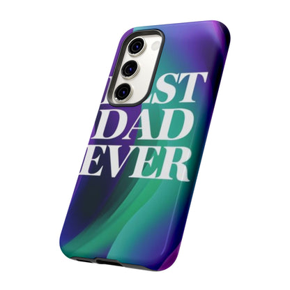 "Best Dad Ever" Mobile Phone Case (purple)