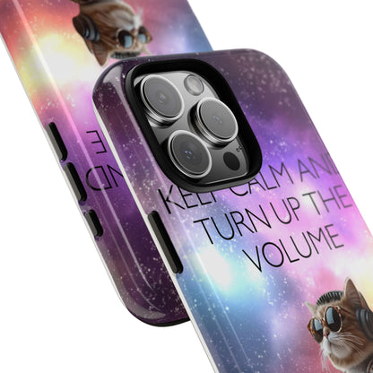 "Keep calm and turn up the Volume" Mobile Phone Case (mix)